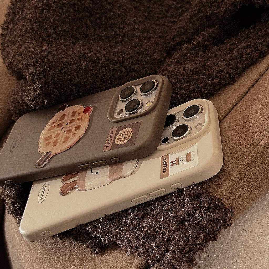 Applicable To Apple 16 Mobile Phone Case 17promax Fun Food Fries Iphone14 Three-dimensional 13 Korean 12 Silicone