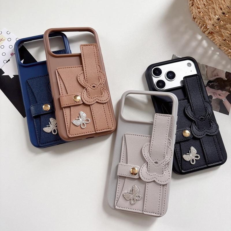 Wristband Holder Flip Wallet Phone Case For OPPO A3 A5 A6 Pro A3X A5X A6X A40 A40M A60 A80 A15 A18 A38 A58 A74 A15S Soft Cover