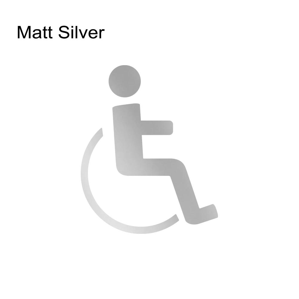 PVC Disabled On Board Car Wheelchair Sign Sticker Windshield Window Waterproof And Scratch Resistant Decals Styling Decoration