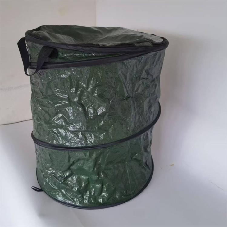 Многоразовый складной уличный мусорный бак с надежной крышкой, защищающей от диких животных, для удобной транспортировки и хранения