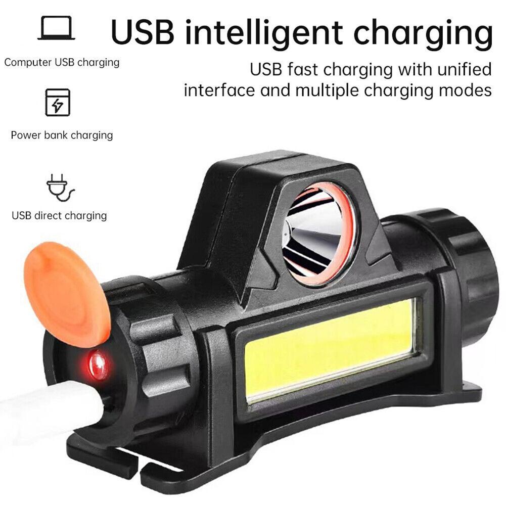 Удобный USB-зарядный налобный фонарь для сварочной маски с регулируемым освещением