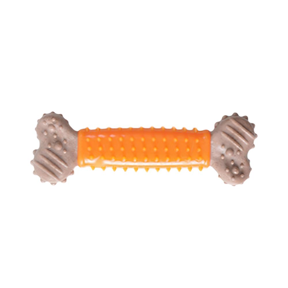 Dog Pet Toy Self-Entertainment TPR Bone-Shaped Chew Stick, Chew-Resistant Puppy Small Dog Chew Toy, 1PC