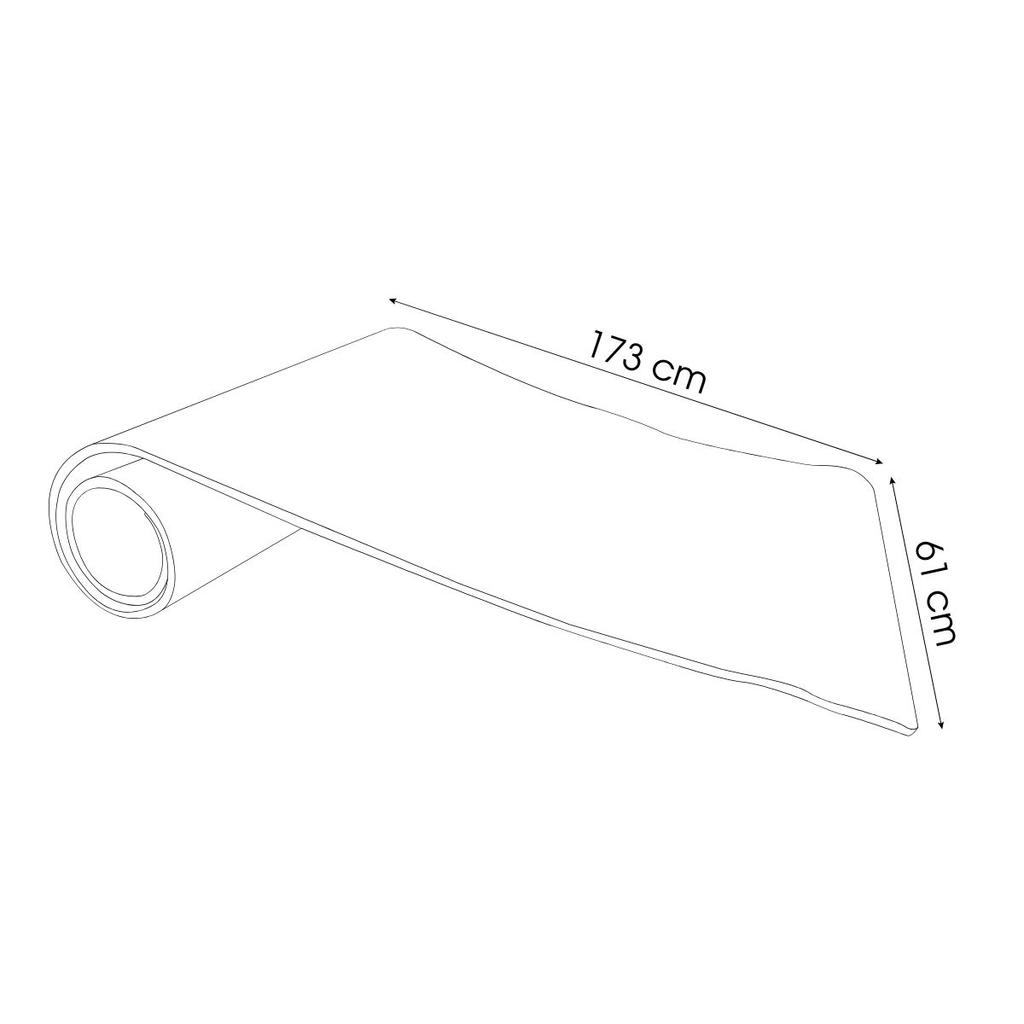 Exercise Mat 173x61x0.7cm X-star - Yellow