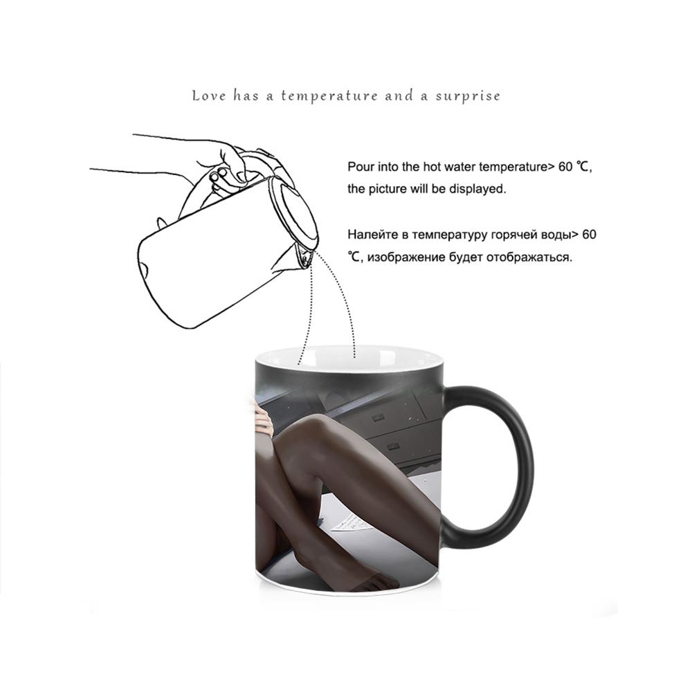 Керамические кружки, кофейные чашки BSKT-167, сексуальная женская кружка-медсестра, персонализированные подарки, стаканы для сублимационной печати, кружки для изменения цвета, кавайные чашки для бара