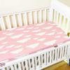 140*70cm Crib Fitted Sheets Soft Baby Bed Mattress Covers Print Newborn Toddler Bedding Set Kids Mini Cot Sheets Cotton