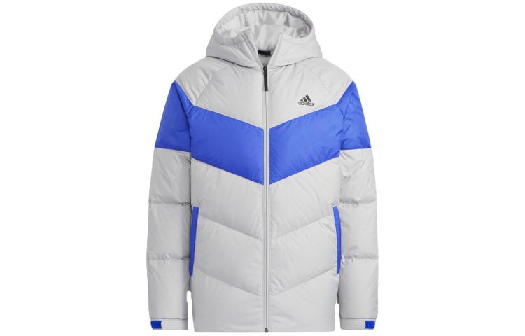 adidas Пуховики Мужские Серые С капюшоном Умеренные Другое H20791