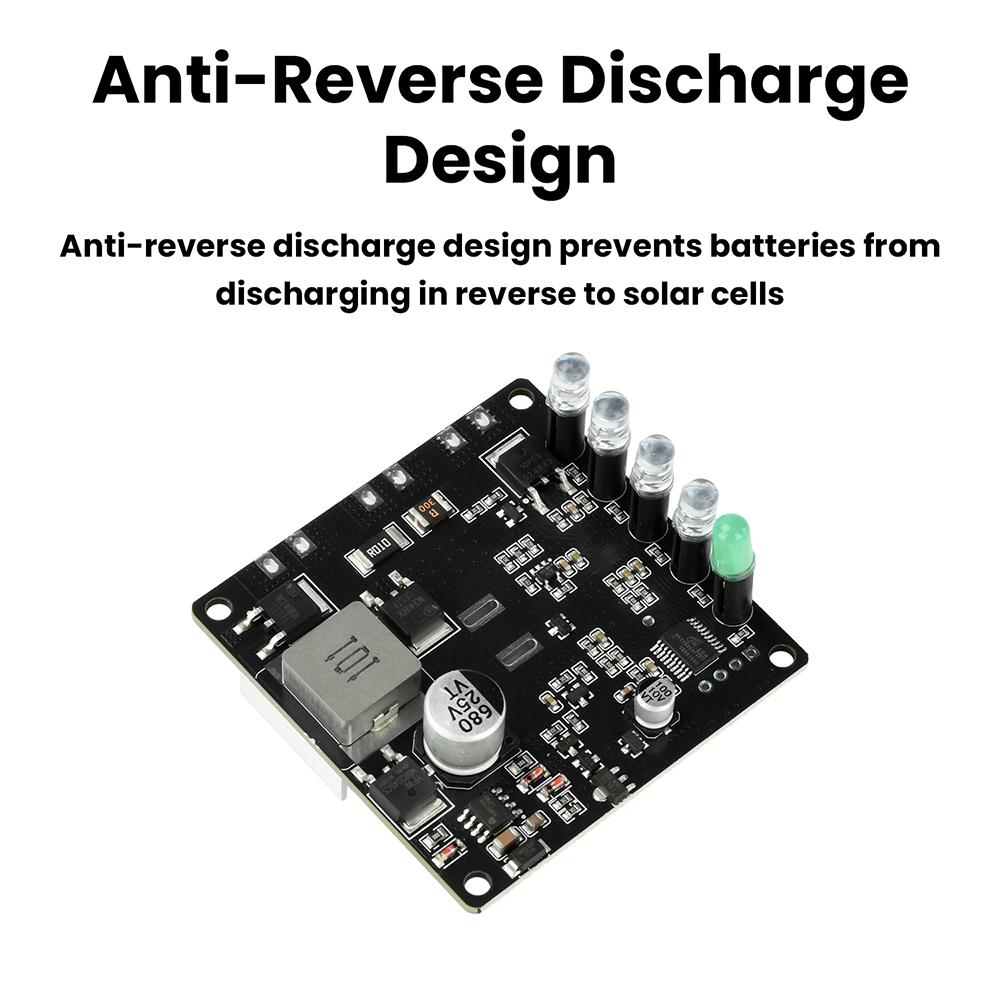 60W/80W MPPT Solar Charging Control Module 3S Lithium Battery Monitoring Power Supply Anti-Reverse Current Reverse Connection