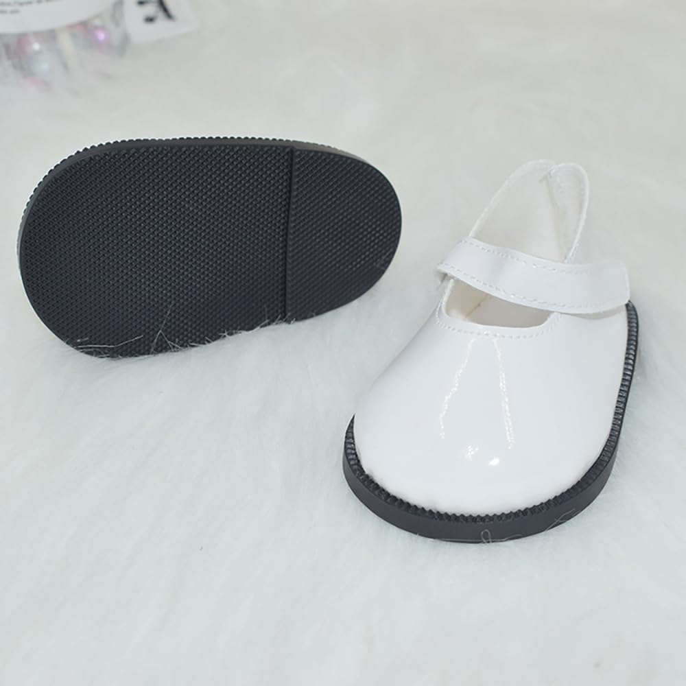 Niannyyhouse 40см Плюшевые Кожаные Туфли (Длина обуви: приблизительно. 9см) Хлопковая кукла для переодевания с кукольными аксессуарами (В-1)