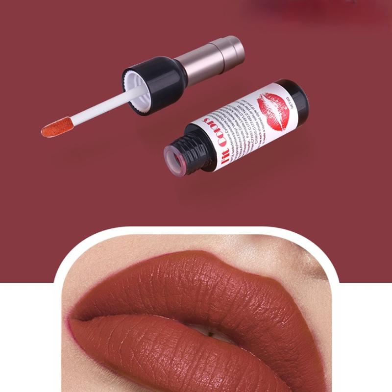 Matte Liquid Lipstick Makeup Set, Matte Liquid Long-Lasting Wear Non-Stick Cup Not Fade Waterproof Lip Gloss