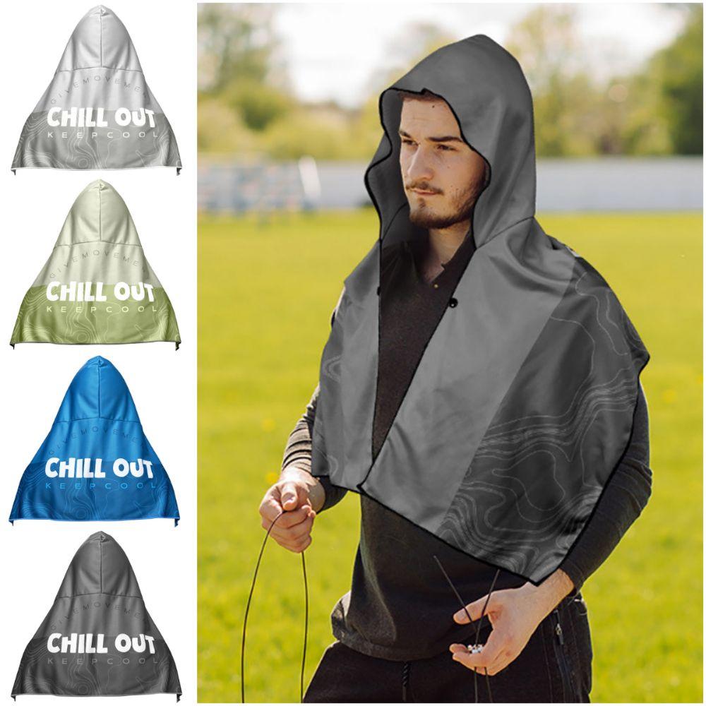 Hooded Quick Dry Towel T Shape Cooling Towel Creative Head Cover Fishing Beach Camping Sports