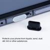 Заглушка для телефона Huawei Xiaomi Заглушка от пыли Черный 50 шт. Заглушка от пыли Type-C Защита порта USB для зарядки Силиконовая заглушка от пыли