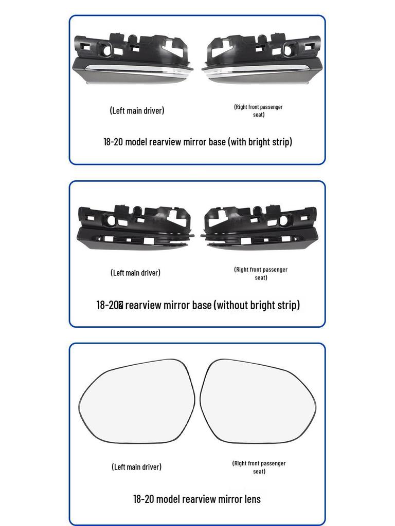 Toyota Camry (2018-2023) Rearview Mirror Shell & Turn Signal Cover