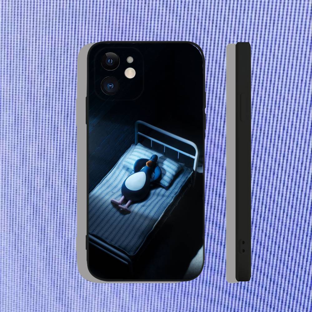 W-WallaceS And Gromit Penguin For iPhone 17,16,15,14,13,12,11,X,XR,Air,Pro,Max,Plus Dustproof Soft Case