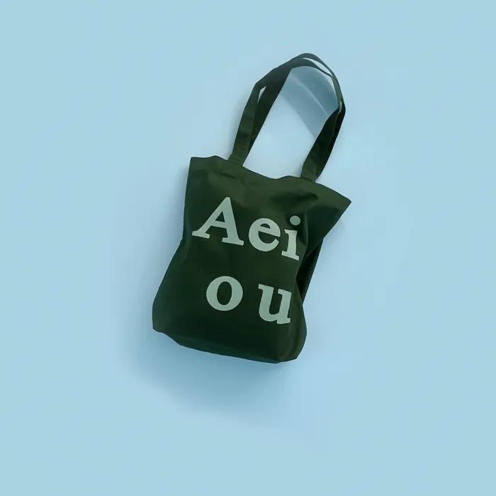 Сумка с логотипом Aeiou (Хлопок 100%) джунгли