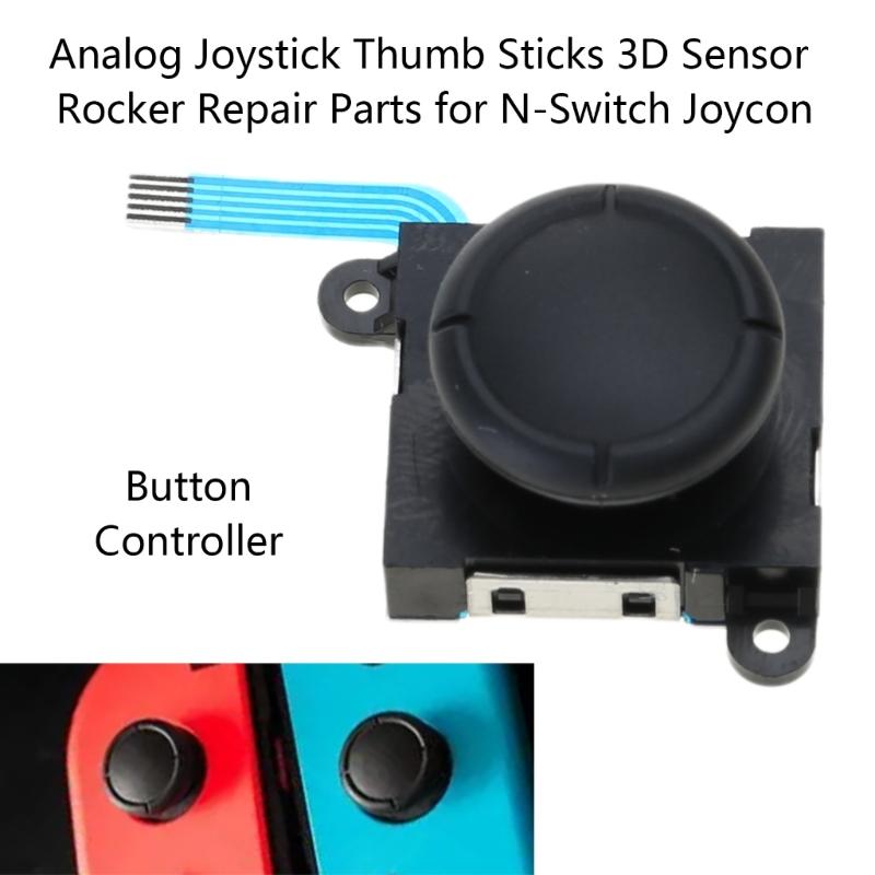 Analog Joystick Thumb Sticks, 3D Sensor Rocker Replacement Repair  Accessory for N-Switch  Controller