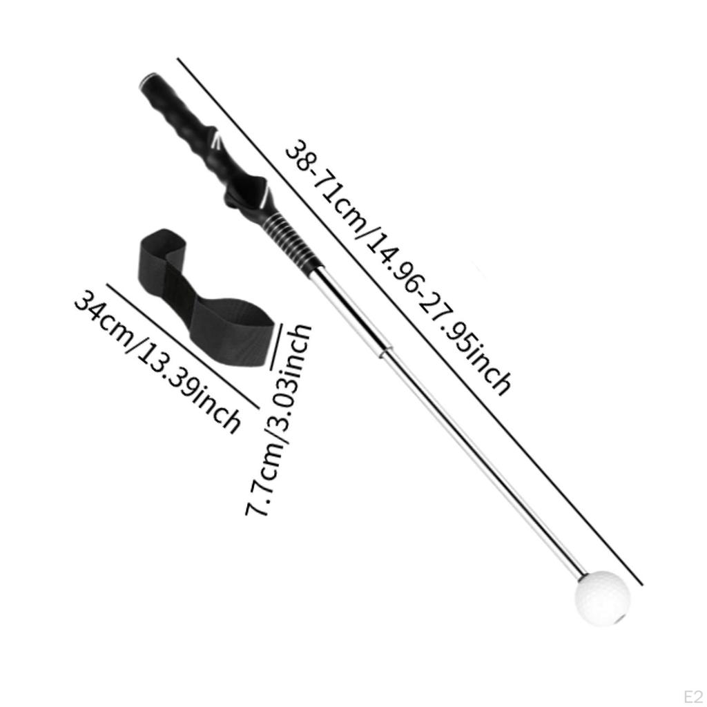 Регулируемый тренажер для гольфа Swing Trainer для использования в помещении и на открытом воздухе с нарукавной повязкой