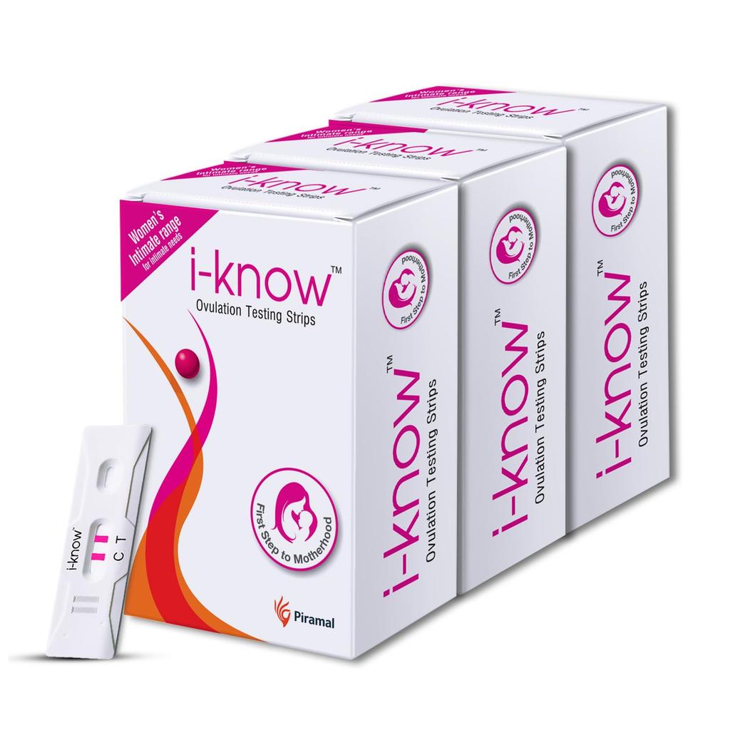 Я знаю Набор для теста на овуляцию для женщин, пытающихся зачать | 5 полосок х 3 упаковки | Быстрое прогнозирование фертильности за 5 минут