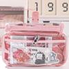 Multi-layer Transparent Pen Bag Large Capacity Stationery Box Transparent Pencil case  Students