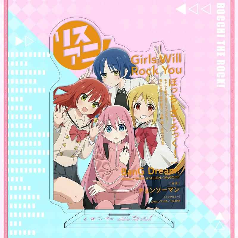 Подставка для модели аниме Bocchi The Rock Girls, Gotou Hitori Ijichi Nijika Yamada Ryo Kita Ikuyo, держатель для стенда