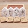 100pcs 300g Paperboard Newest Hot Sale Tags Hang Tag Label White/kraft Color Scallop Wedding/candy Favors Tags 2*4cm/5*3cm Size