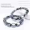 Terahertz Bracelet  Loose Elastic Natural Beads Terahertz Bracelet for Women Men