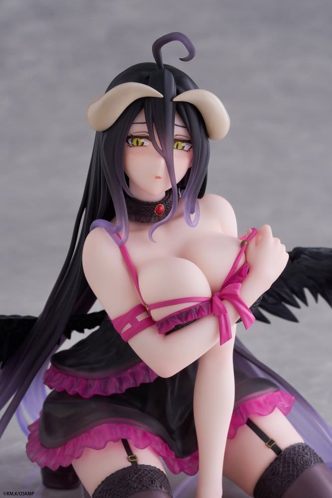 Taito Prize Overlord - Albedo - Desktop Cute Pvc Action Figure (Negligee Ver.) 13