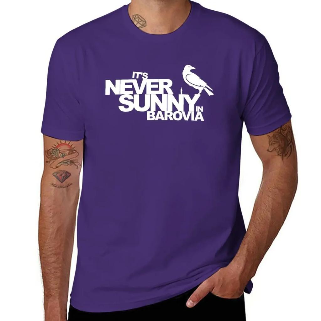 funny t shirts vintage clothes plain t-shirt black t-shirts for It's Never Sunny in Barovia T-Shirt clothing