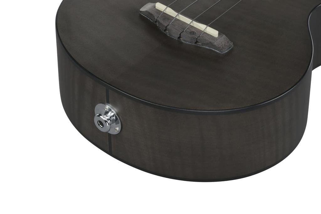 Ibanez Electric Ukulele Ice Concert-size [Black Flat] UEW12E-BIF
