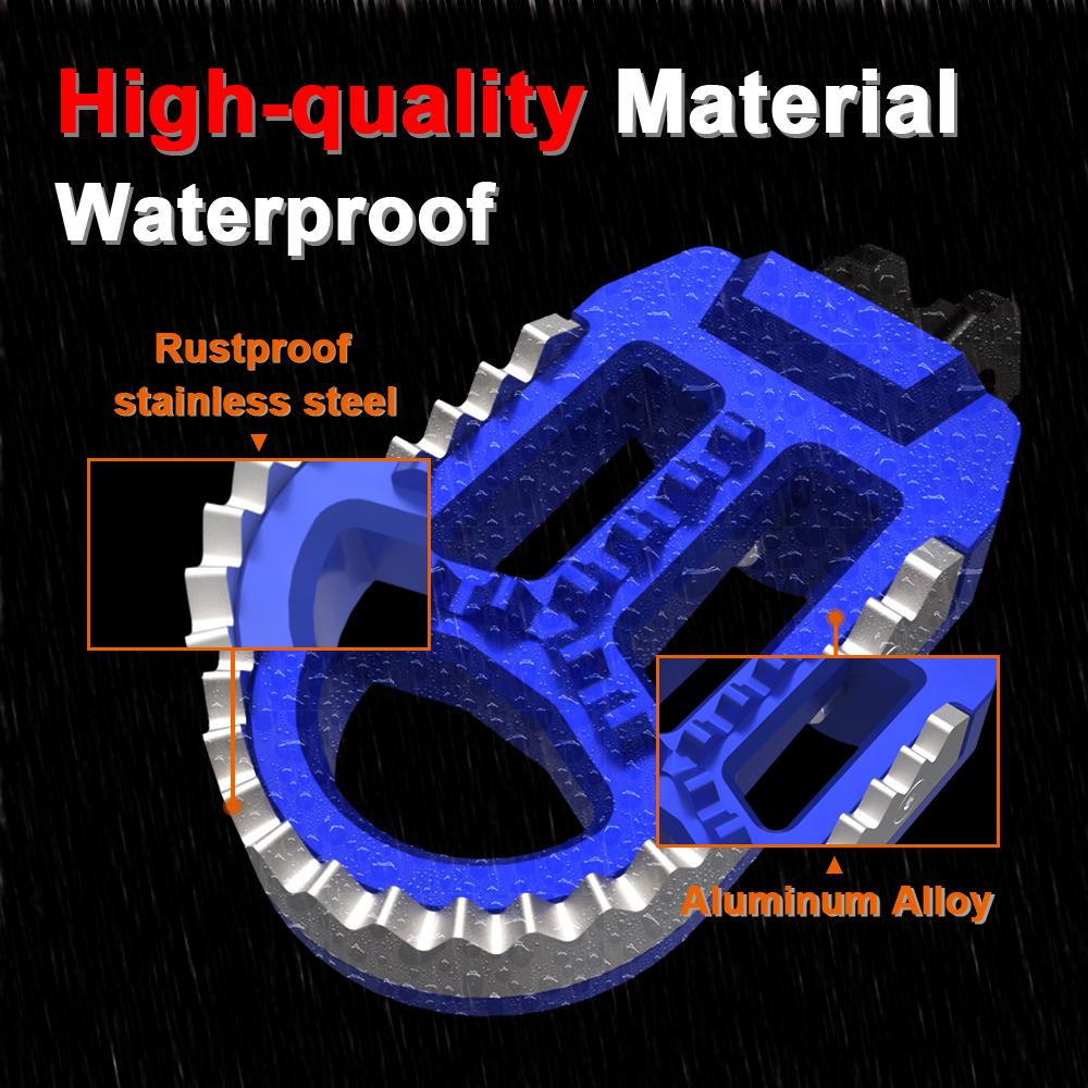 Foot Pegs Motorcycle Adjustable Footrest Footpegs Pedals For Yamaha YZ250F 2017 2018 2019 2020 YZ450F 2016 2017 2018 2019 2020