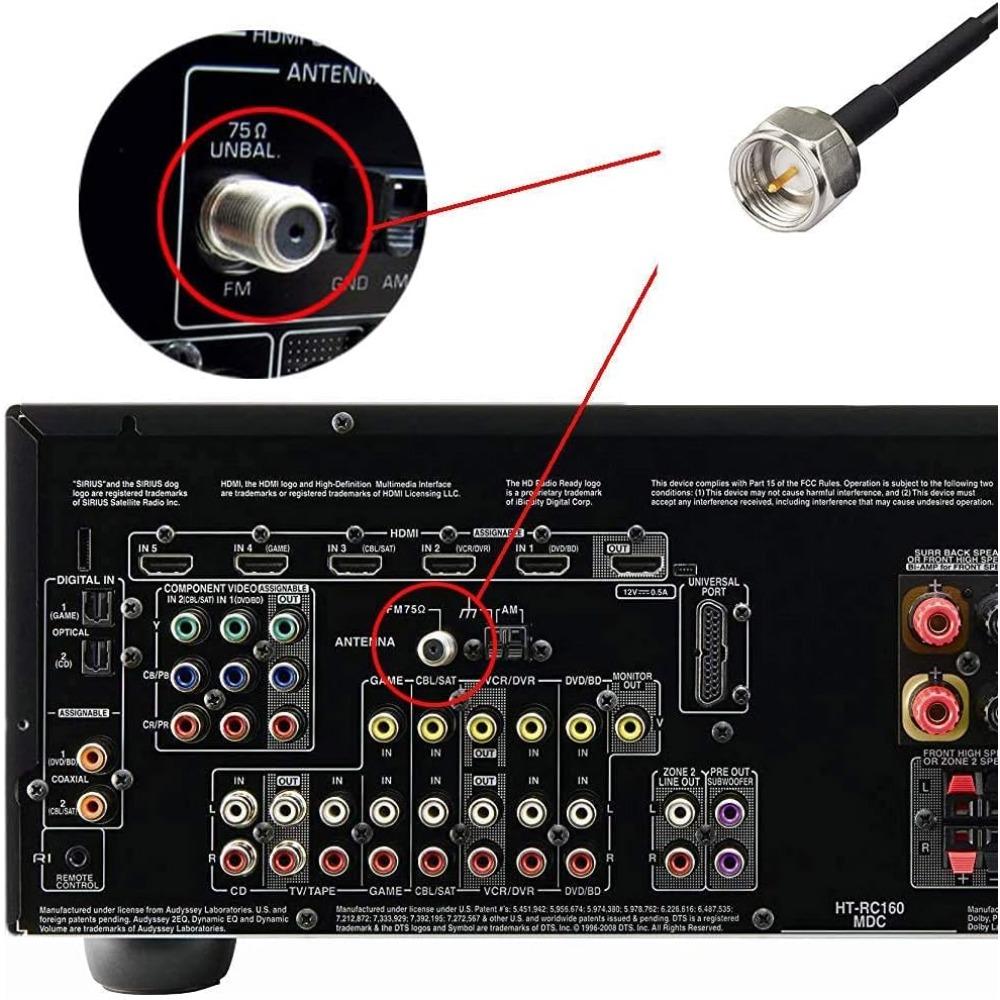 Антенна DAB FM-радио с магнитным основанием Удлинительный кабель 3M, совместимый со стереоприемником Pioneer Yamaha Marantz Sherwood Цифровое радио Bluetooth