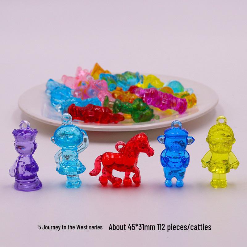 Kids' Gemstone Treasure Shell: Acrylic Diamond and Conch Archaeological Toy.