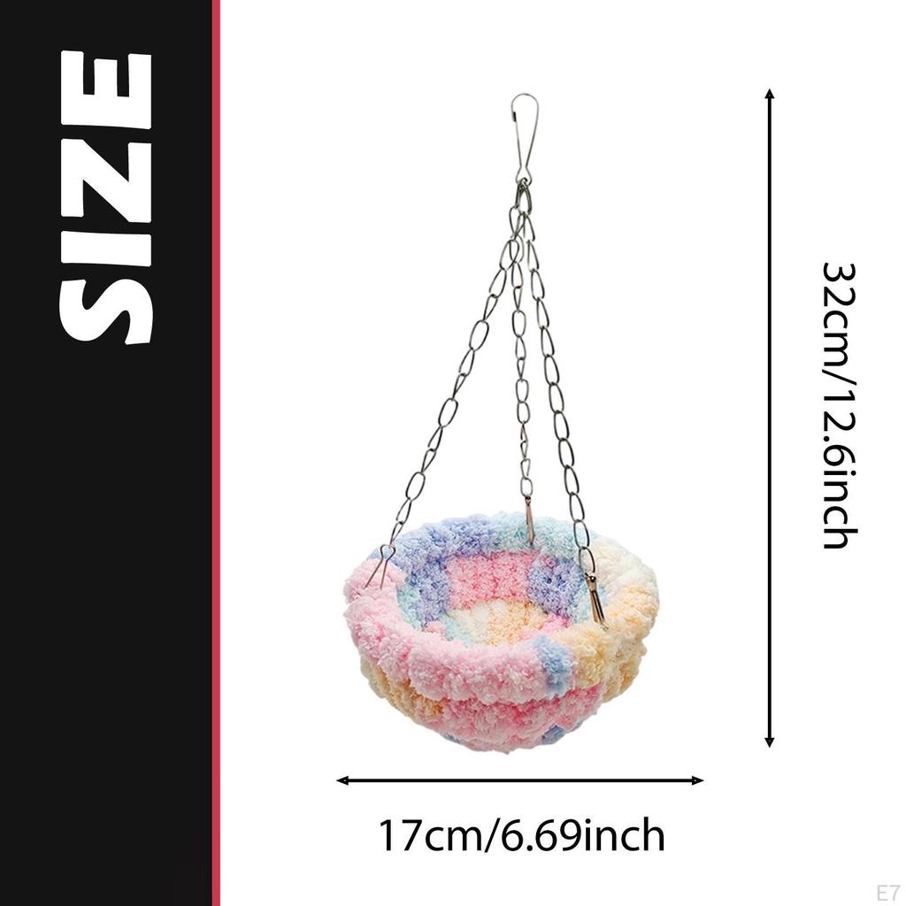 Nest Bed Hanging Bird Hammock Comfortable Cage Accessories Breeding for Parrots Lovebirds