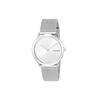 Часы Ck Quartz Серия Минимализм Кварцевый механизм Ремешок из нержавеющей стали Серебристый циферблат Унисекс часы K3M2212Z