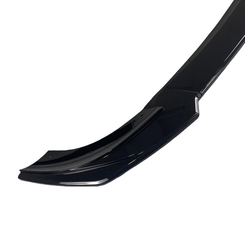 3Pcs Gloss Black Car Front Bumper Spiltter Lip For Mercedes-Benz C Class W204 S204 Facelift 2011-2014 AMG Line Tuning Bodykits