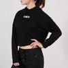 (WMNS) Короткая толстовка PUMA с логотипом 'Черная' Женская 579612-01