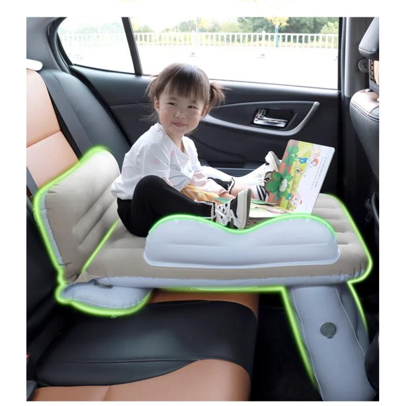 Надувная кровать для автомобиля, кровать для путешествий в самолете, портативная надувная кровать для высокоскоростных поездов, флокированный матрас из ПВХ