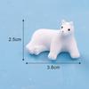 1 шт. имитация миниатюрного ледника, белого медведя, тюленя, кукла, украшение, фея, садовые аксессуары, украшения для дома, товары для творчества