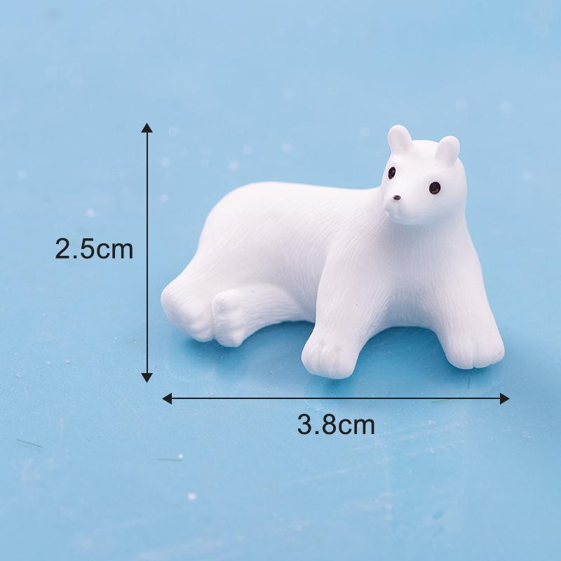 1 шт. имитация миниатюрного ледника, белого медведя, тюленя, кукла, украшение, фея, садовые аксессуары, украшения для дома, товары для творчества