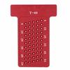 T-square, T-ruler, Direct Marking, Aluminum, High-precision Carpenter's Marking Tool, Right-angle Gauge, Measurement Tool (red)