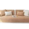 Simple Winter Solid Color Sofa Cushion Winter Soft Short Plush Cushions Seat Cushions Cover Towel Sofa Cover Non-Slip Thickened