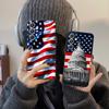 США Флаг Америки Чехол для мобильного телефона для Samsung Galaxy S26 S25 S24 S23 S22 S21 S20 Note20 Plus FE Ultra Цветная обложка Чехол