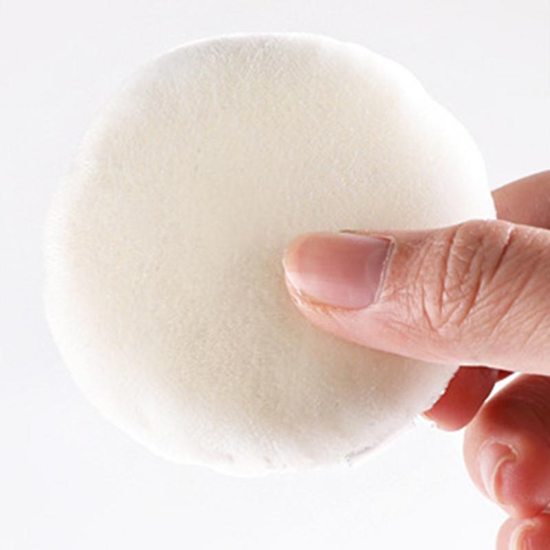 Портативная коробка для рассыпчатой пудры с пластиковой пуховкой для макияжа 20 г пустая баночка для рассыпчатой пудры с зеркалом дорожный контейнер для косметики