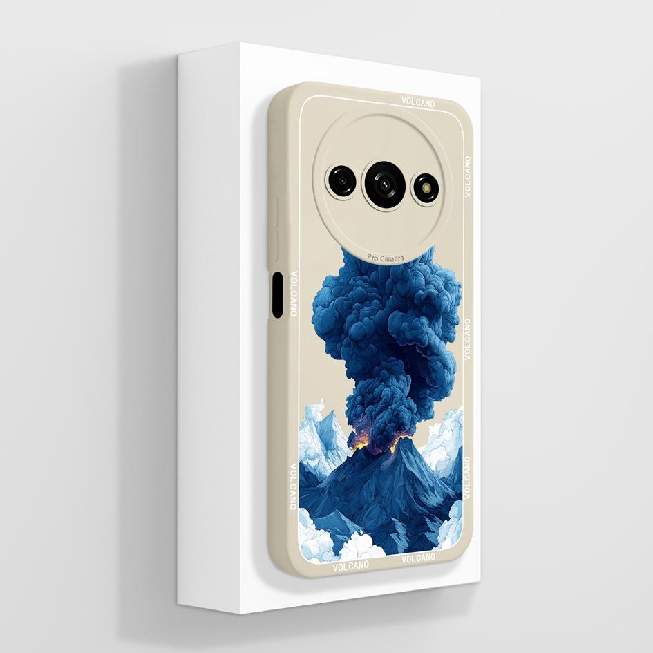 Милый клубничный и медвежий противоударный чехол из жидкого силикона для Redmi A1-A4