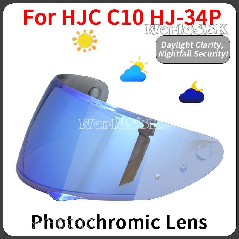 Motorcycle Helmet Visor Lens for HJC C10 Replace Anti-UV Anti-Scratch Dustproof Wind Shield Motorcycle AccessoriesSpeed Sensors 6