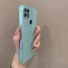 Matte Transparent Phone Case for OPPO A15s A15 Frosted Semi-Clear Protective Shell