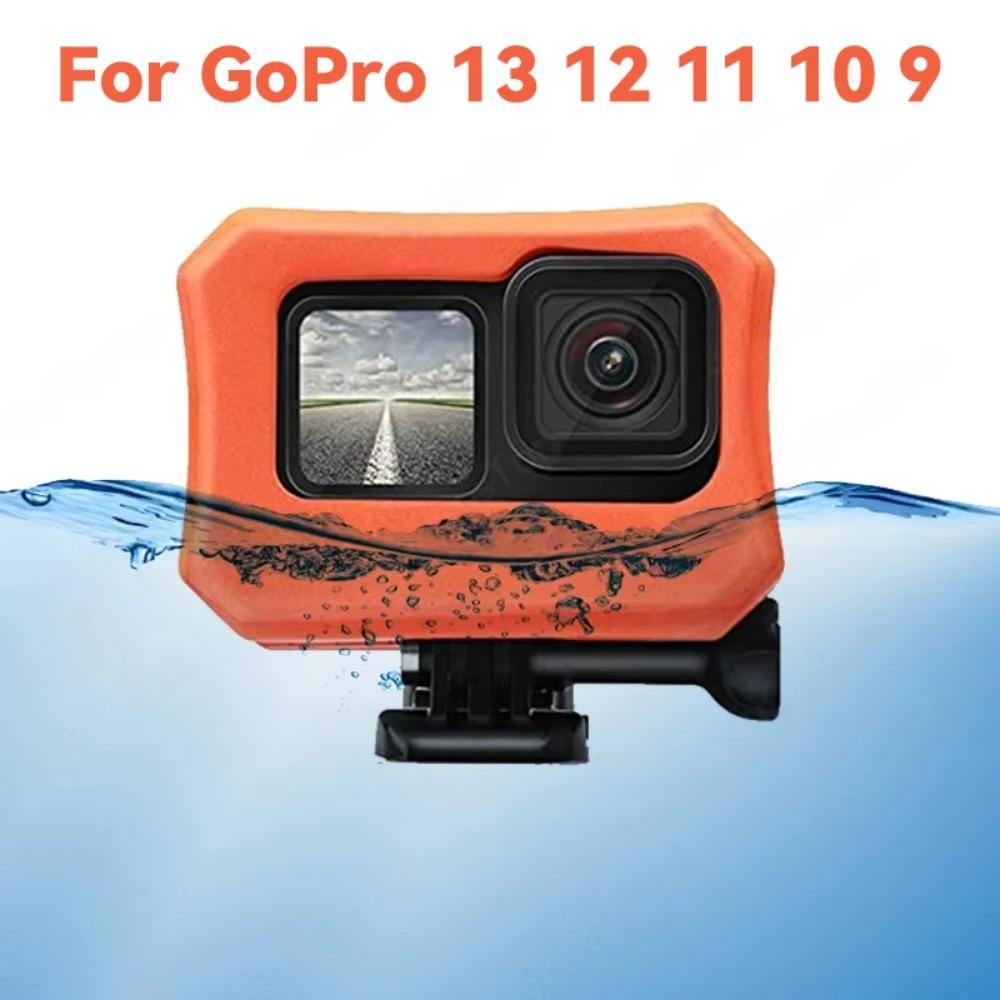 Плавучий водонепроницаемый каркас против погружения для GoPro Hero Mini11 Черный Корпус для серфинга и дайвинга Портативный аксессуар для камеры для водных видов спорта