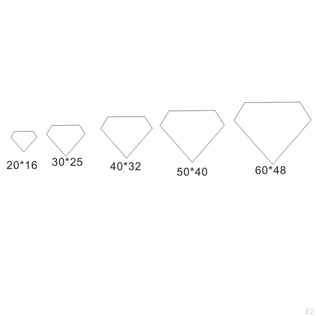 5 шт., резак для кожи, инструмент для перфорации, инструменты для штамповки геометрических фигур, резка для
