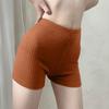 Женские шорты для йоги с высокой талией, приподнятые ягодицы, спортивные шорты, сексуальные однотонные дышащие леггинсы, универсальная одежда
