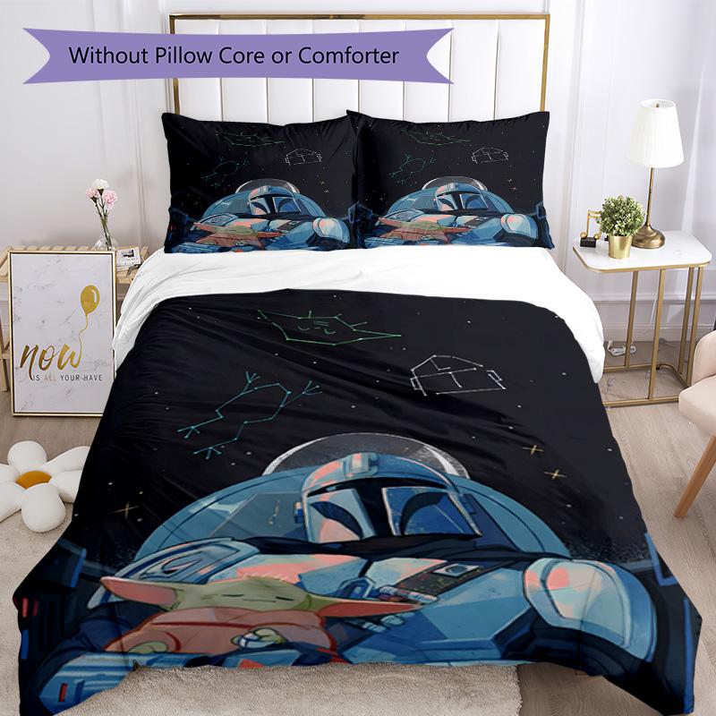 Star Wars Quilt Cover Set Perfect for Living Room Lightweight Christmas Gift