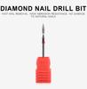 kads 1pc Nail Drill Bit Fine Size Nail Milling Cutter Manicure Tool Nail Gel Polishing Remove Tool